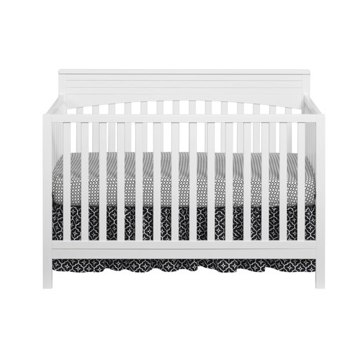 OxfordBaby Harper 4 in 1 Convertible Baby Crib, Greenguard Gold